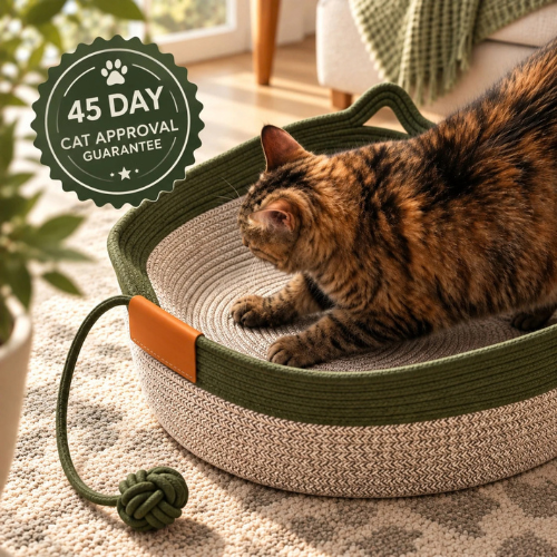 Meet the first research-backed natural scratcher for indoor cats