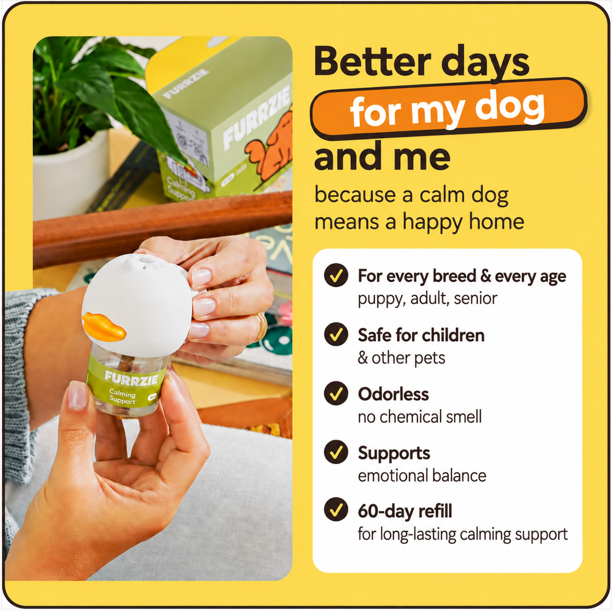 Dogs Calming Diffuser Kit