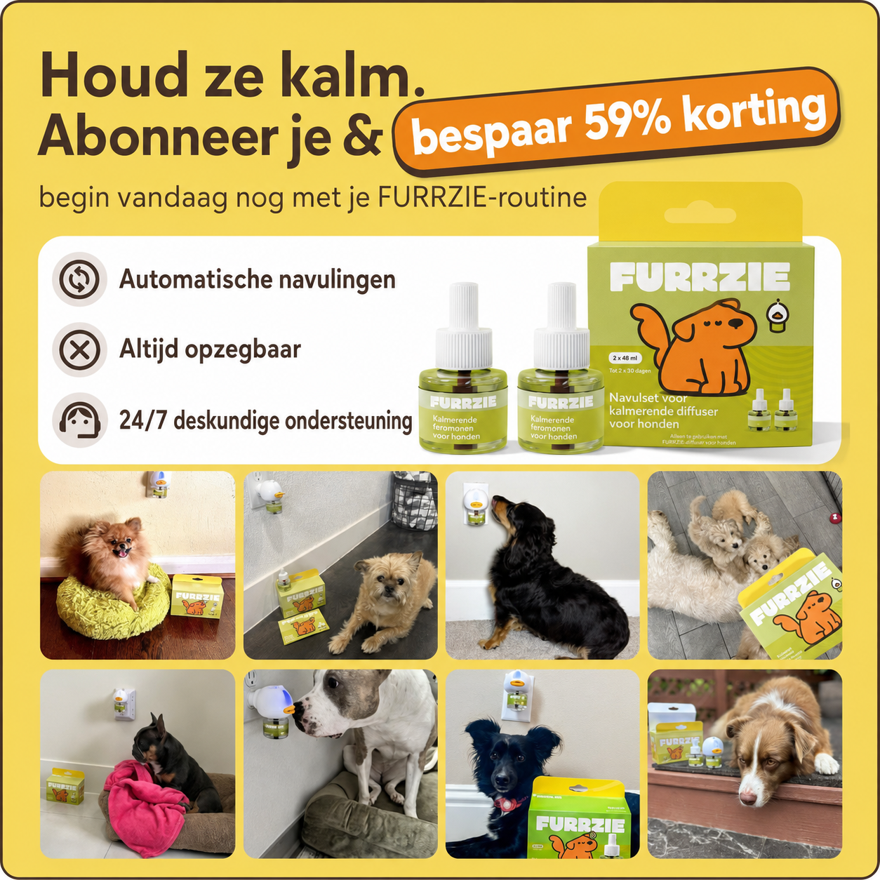 Kalmerende Diffuserset voor Honden